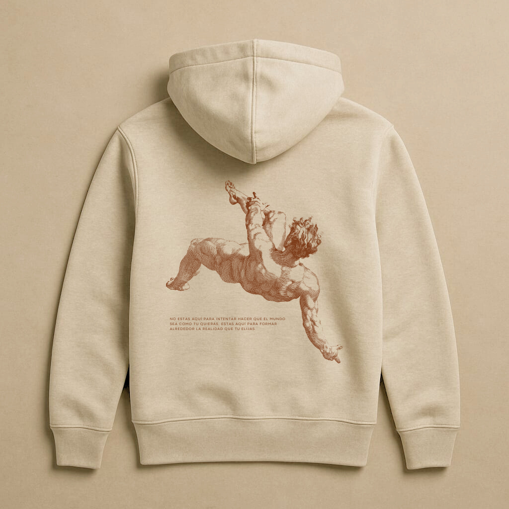 HOODIE “LA CAIDA DE ICARO” – GALLO NEGRO