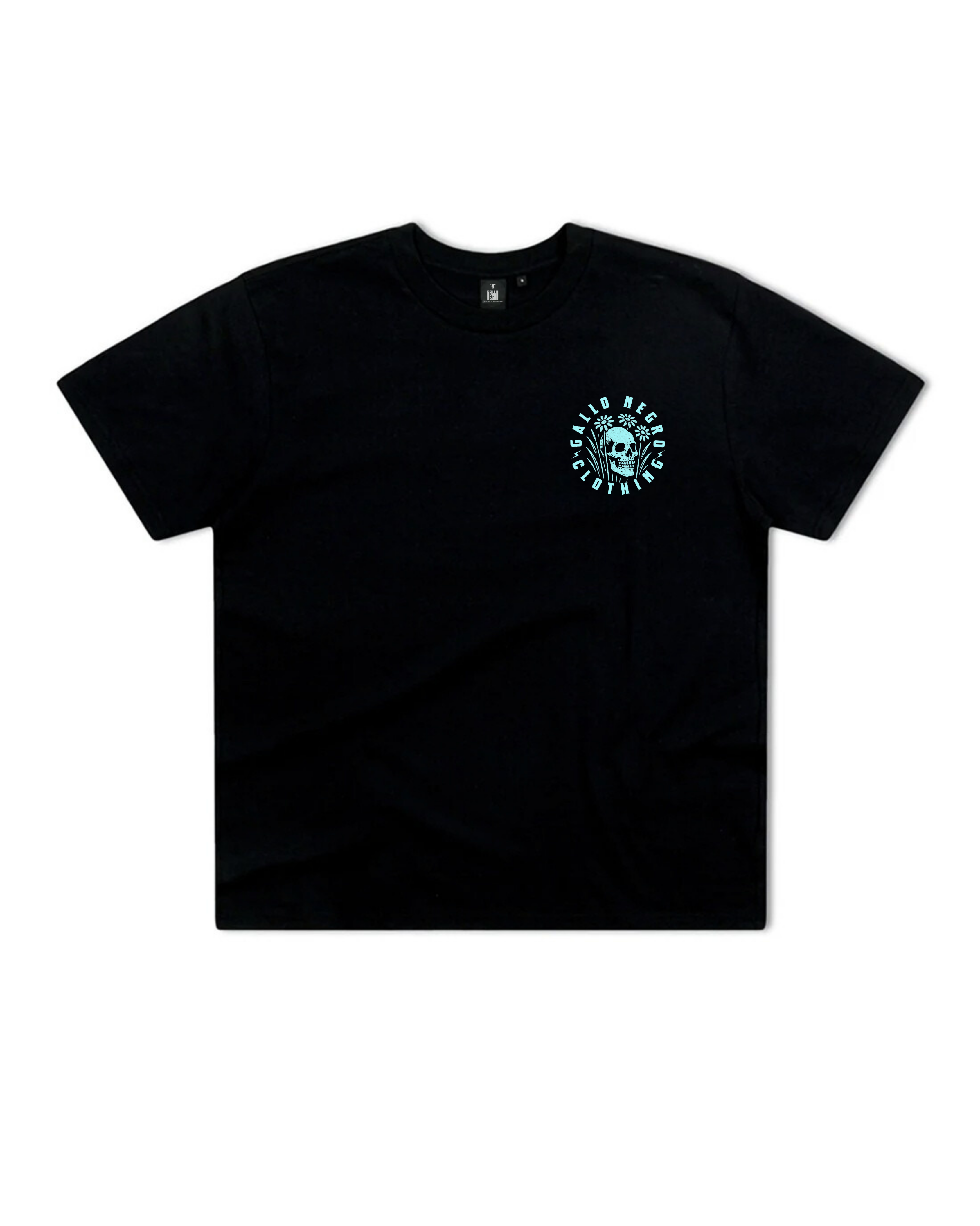 POLO FLOR SKULL BLACK Hover